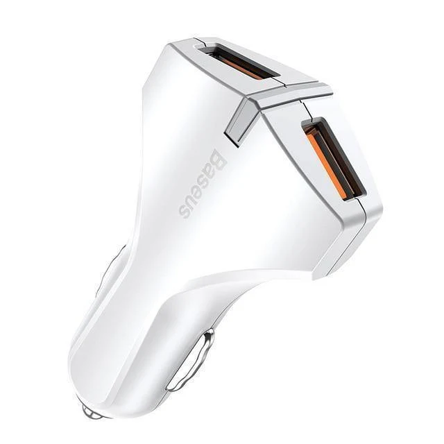 Schnellladung 3.0 Dual USB Autoladegerät 5V3A Turbo Schnellladung Handy Ladegerät für iPhone Xiaomi Autoadapter