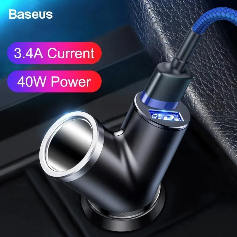USB Auto Ladegerät Für iPhone Samsung Xiaomi mi 3.4 A Schnelle Lade Auto Telefon Ladegerät Adapter Handy Ladegerät