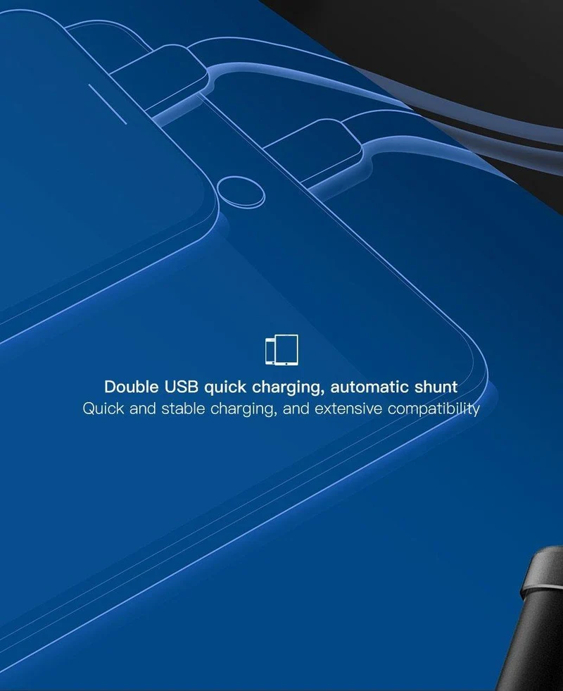 USB Auto Ladegerät Für iPhone Samsung Xiaomi mi 3.4 A Schnelle Lade Auto Telefon Ladegerät Adapter Handy Ladegerät