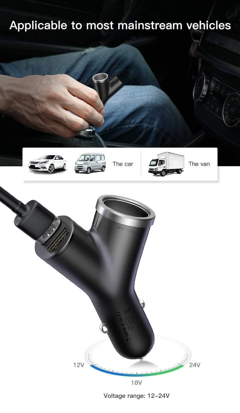 USB Auto Ladegerät Für iPhone Samsung Xiaomi mi 3.4 A Schnelle Lade Auto Telefon Ladegerät Adapter Handy Ladegerät