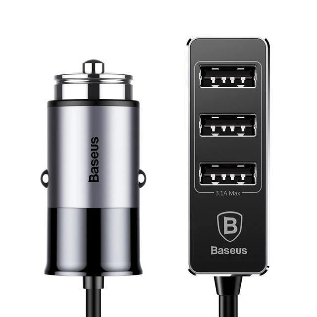 5.5 A 4 Ports USB Autoladegerät Mehrere Expander Autoladegerät Adapter Schnelllade Handyladegerät für iPhone x Samsung