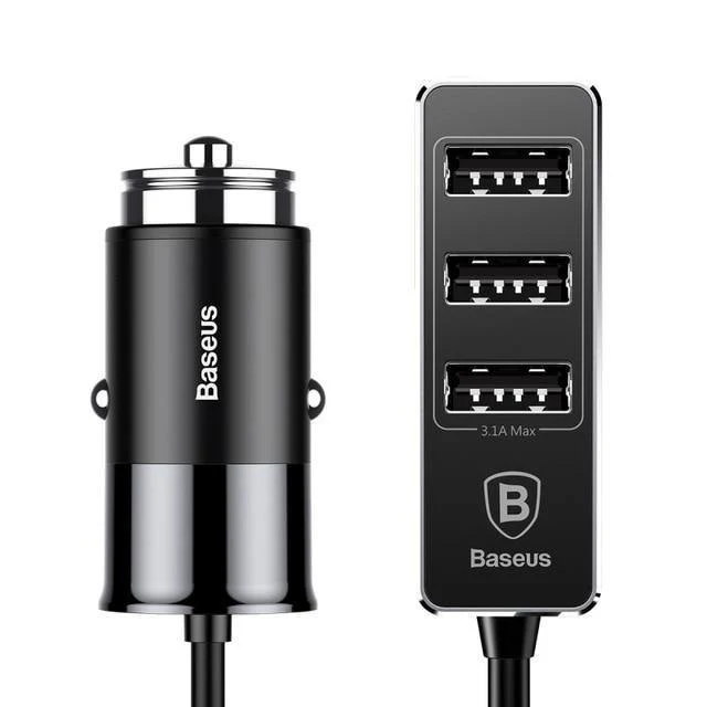 5.5 A 4 Ports USB Autoladegerät Mehrere Expander Autoladegerät Adapter Schnelllade Handyladegerät für iPhone x Samsung