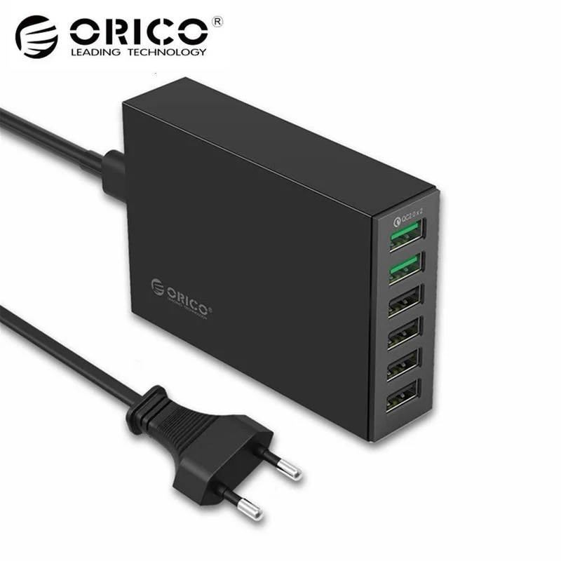 QSL-6U 6 Ports QC2.0 Schnelles USB-Ladegerät Handy-Ladegerät für Samsung Huawei LG Iphone Adapter EU/US/UK/AU Stecker