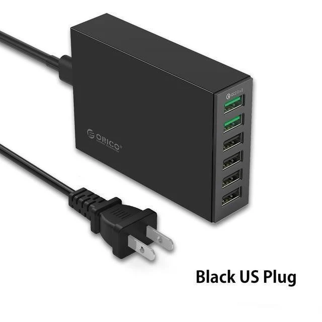 QSL-6U 6 Ports QC2.0 Schnelles USB-Ladegerät Handy-Ladegerät für Samsung Huawei LG Iphone Adapter EU/US/UK/AU Stecker