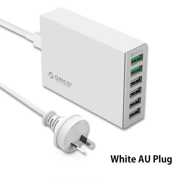 QSL-6U 6 Ports QC2.0 Schnelles USB-Ladegerät Handy-Ladegerät für Samsung Huawei LG Iphone Adapter EU/US/UK/AU Stecker