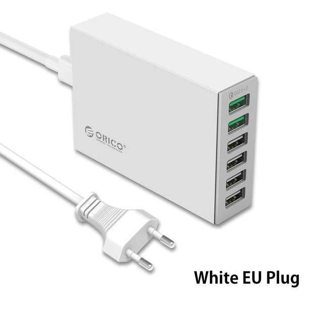 QSL-6U 6 Ports QC2.0 Schnelles USB-Ladegerät Handy-Ladegerät für Samsung Huawei LG Iphone Adapter EU/US/UK/AU Stecker
