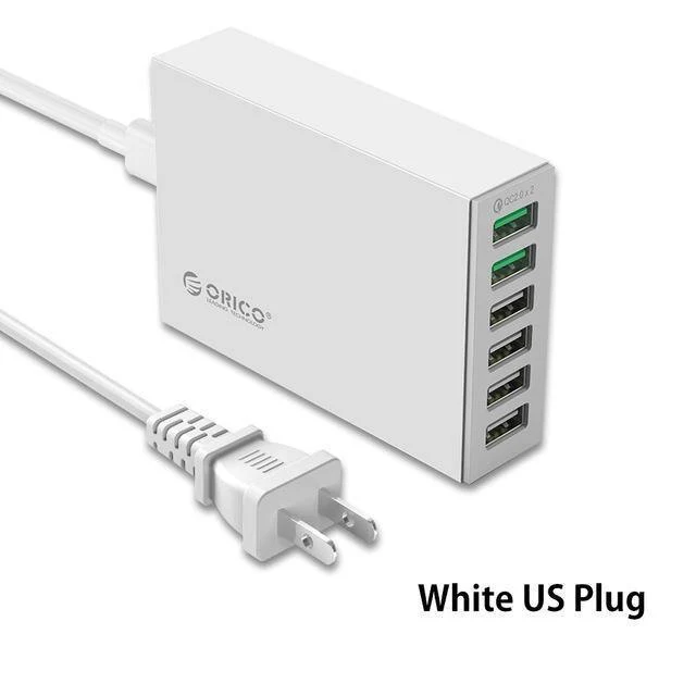 QSL-6U 6 Ports QC2.0 Schnelles USB-Ladegerät Handy-Ladegerät für Samsung Huawei LG Iphone Adapter EU/US/UK/AU Stecker