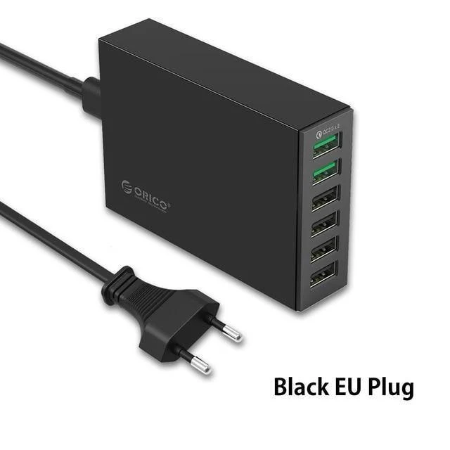 QSL-6U 6 Ports QC2.0 Schnelles USB-Ladegerät Handy-Ladegerät für Samsung Huawei LG Iphone Adapter EU/US/UK/AU Stecker