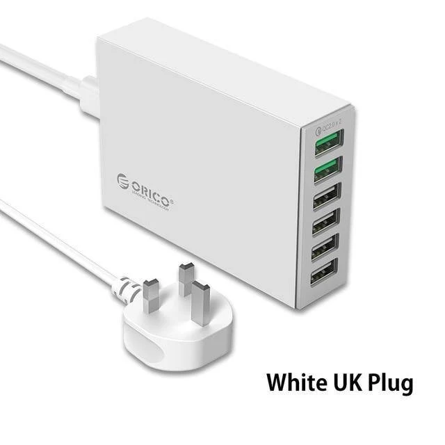 QSL-6U 6 Ports QC2.0 Schnelles USB-Ladegerät Handy-Ladegerät für Samsung Huawei LG Iphone Adapter EU/US/UK/AU Stecker