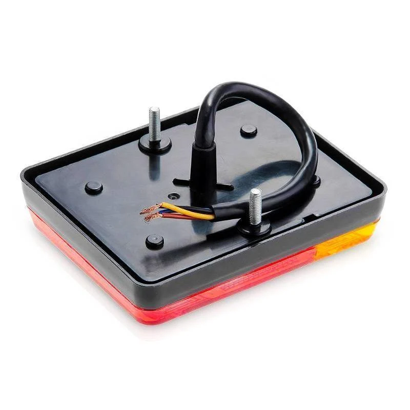 Wasserdichtes 8-LED-Auto-Rücklicht, Rückleuchten, Paar, Bootsanhänger, 12 V, Heckteile für Anhänger, LKW, Autobeleuchtung, wasserdicht, IP65