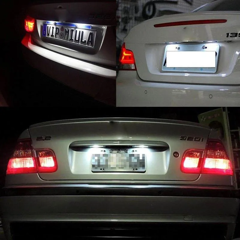 2x Auto Led Kennzeichen Led Licht Lampe 12v Weiß Für BMW E39 E60 E82 E90 E92 E93 M3 e39 E60 E70 X5 E60 E61 M5 E88