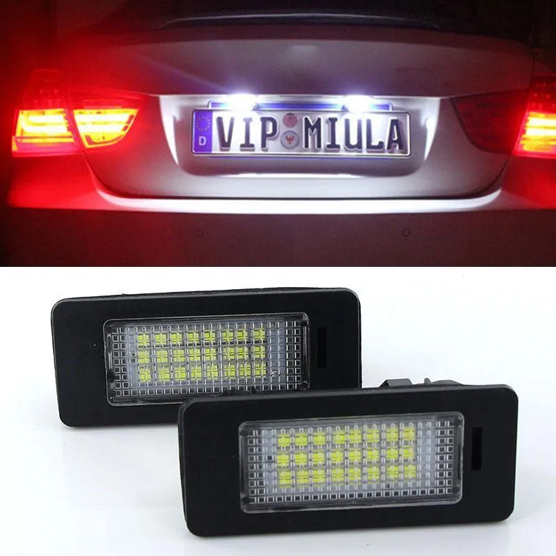 2x Auto Led Kennzeichen Led Licht Lampe 12v Weiß Für BMW E39 E60 E82 E90 E92 E93 M3 e39 E60 E70 X5 E60 E61 M5 E88
