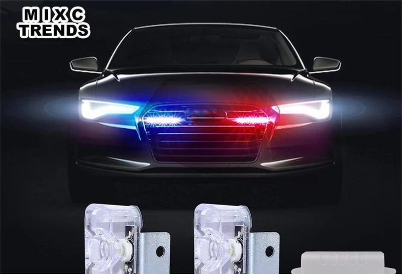2Pcs 3 LED Blitzlicht 6W Polizei blinkt Warnung LED Bremslicht Lampe DC 12V Auto LKW Motorrad Bremse hinten Stop Led Lichter