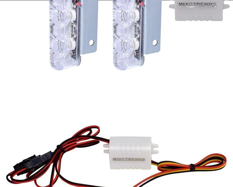 2Pcs 3 LED Blitzlicht 6W Polizei blinkt Warnung LED Bremslicht Lampe DC 12V Auto LKW Motorrad Bremse hinten Stop Led Lichter