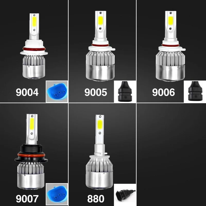 Autoscheinwerfer H4 LED-Lampen 9003 HB2 H13 9008 9004 9007 H1 H3 H7 H8 H9 H11 9005 HB3 9006 HB4 880 H27 Autoscheinwerferlampe