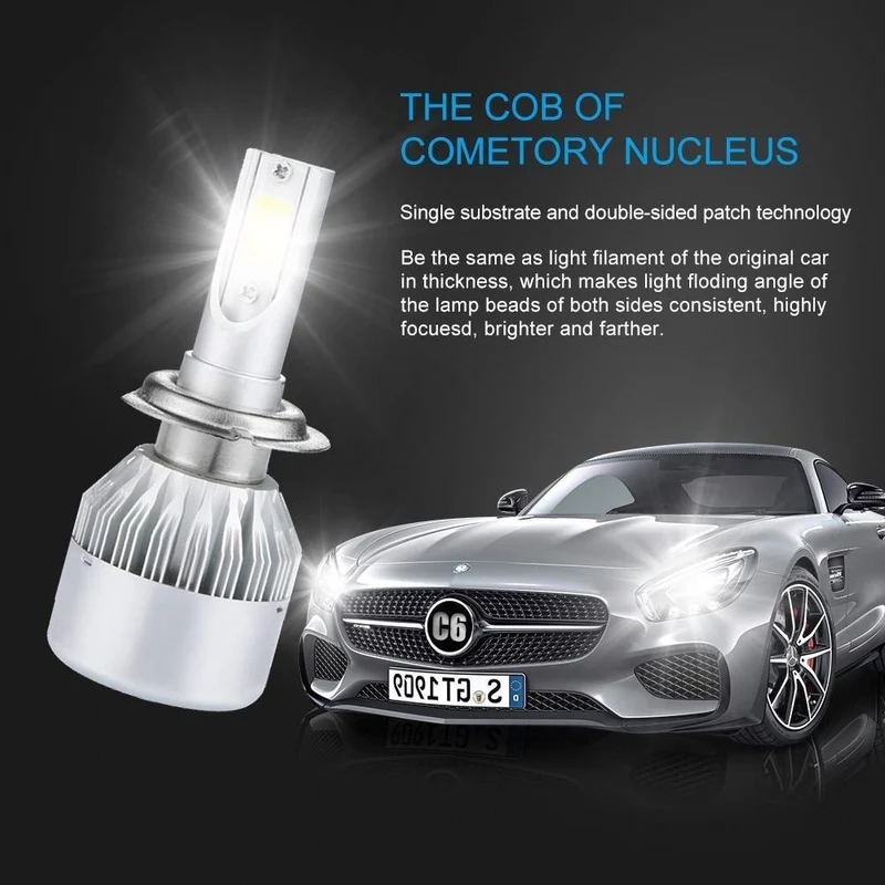 Autoscheinwerfer H4 LED-Lampen 9003 HB2 H13 9008 9004 9007 H1 H3 H7 H8 H9 H11 9005 HB3 9006 HB4 880 H27 Autoscheinwerferlampe