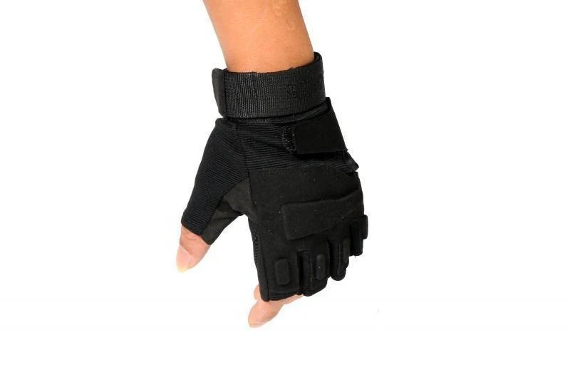 Black Hawk Military Tactical Gloves Herren Fighting Combat Half Finger Anti-Rutsch-Handschuhe M / L / XL