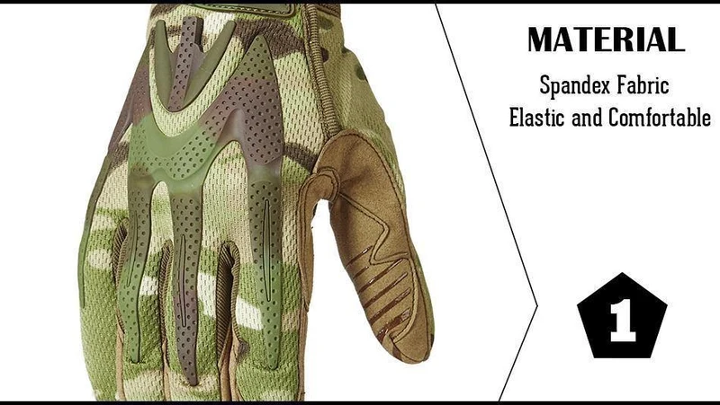 Camouflage Taktische Armee Handschuhe Männer SWAT Militärische Ausrüstung Vollfingerhandschuh CP Camo Paintball
