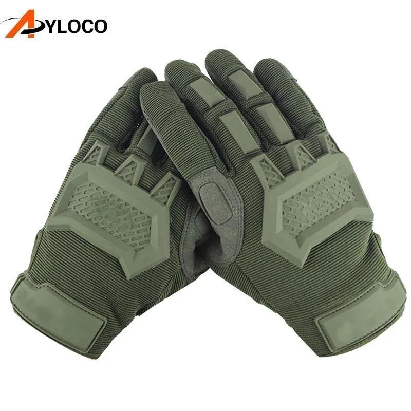 Berührungshandschuhe Airsoft Paintball Military Handschuhe Männer Army Special Forces Fahrrad Vollfinger-Fitnesshandschuhe