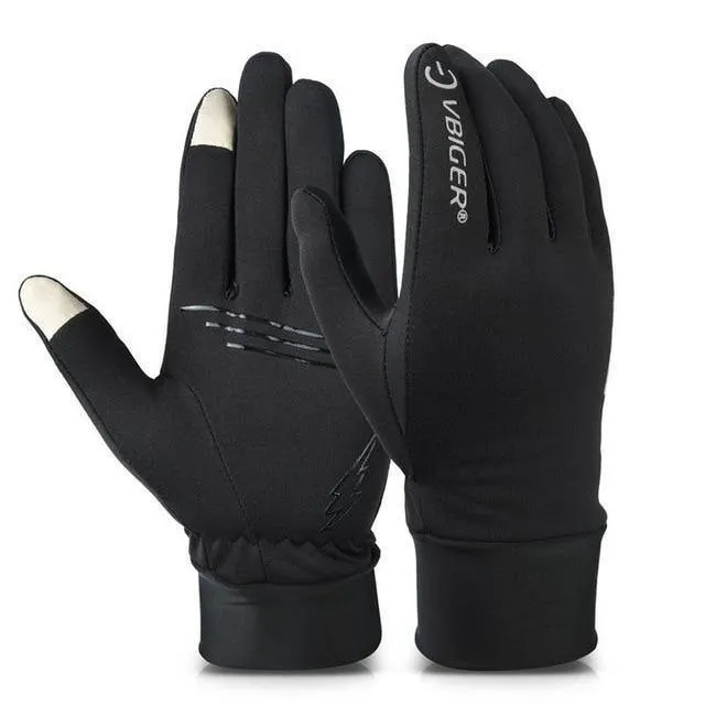 Winterhandschuhe für Herren und Damen, warm, winddicht, Outdoor-Handschuhe, dicke warme Fäustlinge, Touchscreen-Handschuhe, Unisex, Anti-Rutsch-Design
