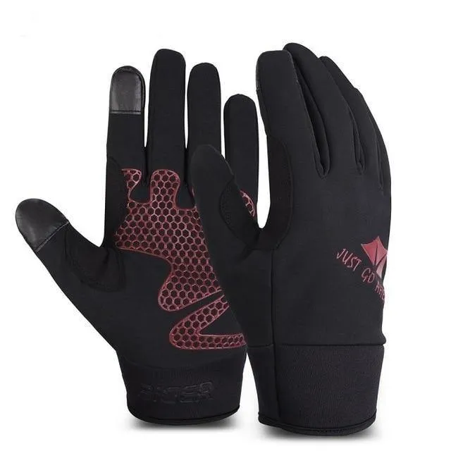 Winterhandschuhe für Herren und Damen, warm, winddicht, Outdoor-Handschuhe, dicke warme Fäustlinge, Touchscreen-Handschuhe, Unisex, Anti-Rutsch-Design