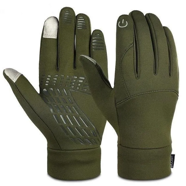 Winterhandschuhe für Herren und Damen, warm, winddicht, Outdoor-Handschuhe, dicke warme Fäustlinge, Touchscreen-Handschuhe, Unisex, Anti-Rutsch-Design
