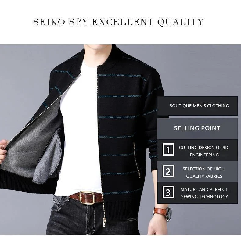 Jacke Männer Casual Stehkragen Herren Mantel Taschen Reißverschluss Kontrastfarbe Herren Jacken und Mäntel