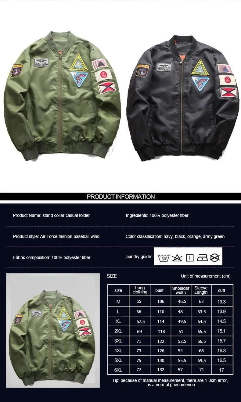Jacke Herren Plus Size 6XL Militärische taktische Jacke Masculino Pilot Bomber Jacket