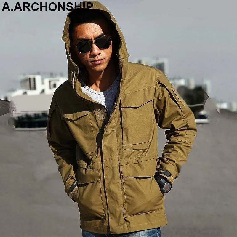 Army Clothes Windbreaker Military Feldjacken Herren Winter / Herbst Wasserdichter Flugpilot