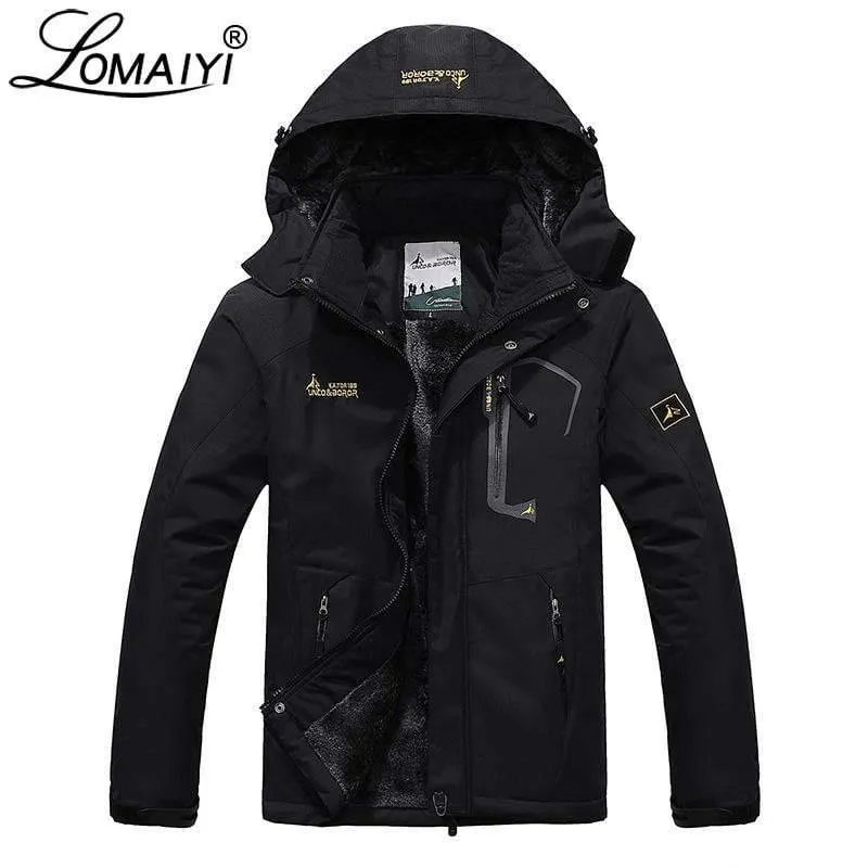 Herren Winterjacke Herren Wasserdicht Winddicht Parka Herren Schnee Abwehr Dicker Mantel Herren