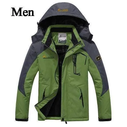 Herren Winterjacke Herren Wasserdicht Winddicht Parka Herren Schnee Abwehr Dicker Mantel Herren