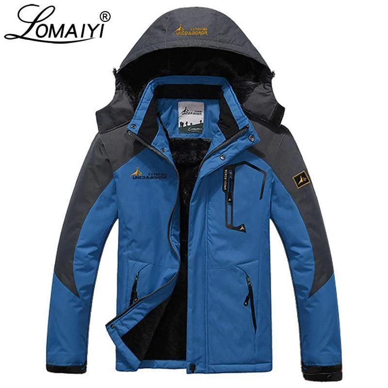 Herren Winterjacke Herren Wasserdicht Winddicht Parka Herren Schnee Abwehr Dicker Mantel Herren