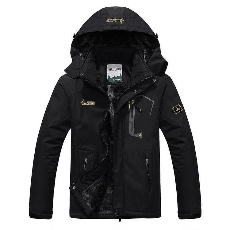 Herren Winterjacke Herren Wasserdicht Winddicht Parka Herren Schnee Abwehr Dicker Mantel Herren