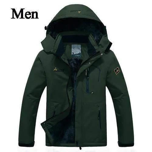 Herren Winterjacke Herren Wasserdicht Winddicht Parka Herren Schnee Abwehr Dicker Mantel Herren