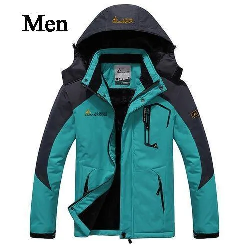 Herren Winterjacke Herren Wasserdicht Winddicht Parka Herren Schnee Abwehr Dicker Mantel Herren