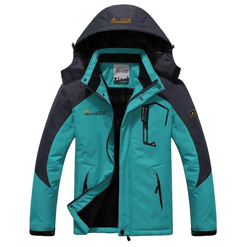 Herren Winterjacke Herren Wasserdicht Winddicht Parka Herren Schnee Abwehr Dicker Mantel Herren