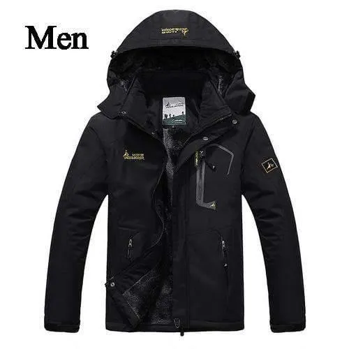 Herren Winterjacke Herren Wasserdicht Winddicht Parka Herren Schnee Abwehr Dicker Mantel Herren