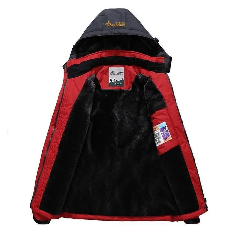 Herren Winterjacke Herren Wasserdicht Winddicht Parka Herren Schnee Abwehr Dicker Mantel Herren