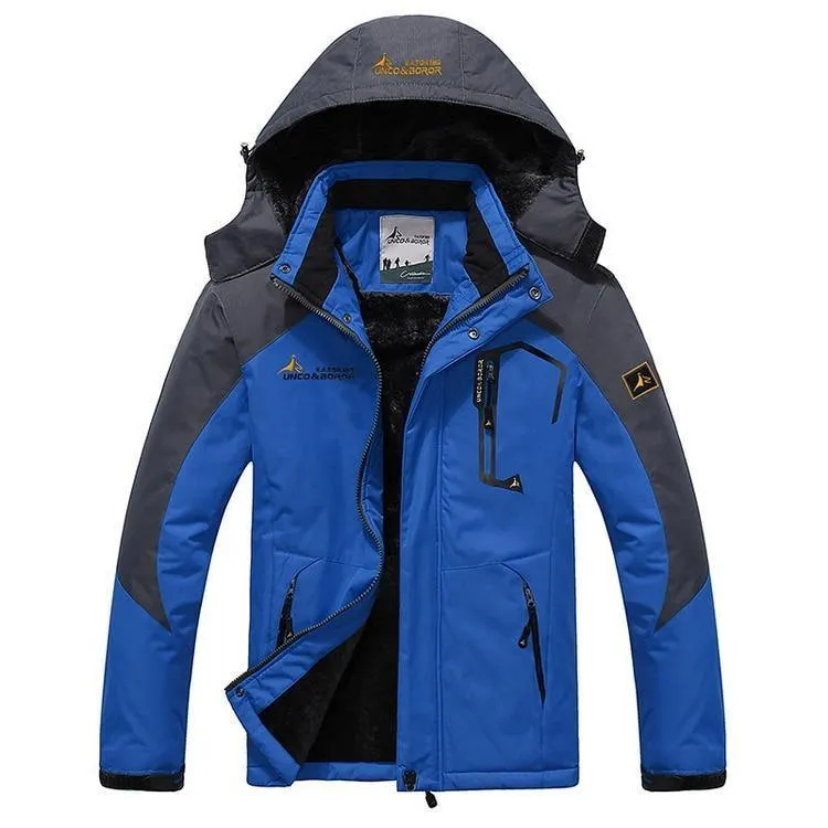 Herren Winterjacke Herren Wasserdicht Winddicht Parka Herren Schnee Abwehr Dicker Mantel Herren