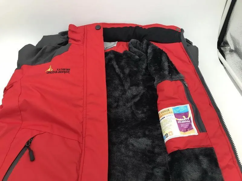 Herren Winterjacke Herren Wasserdicht Winddicht Parka Herren Schnee Abwehr Dicker Mantel Herren