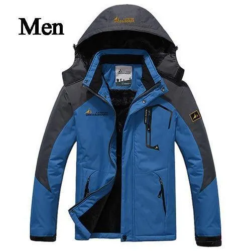 Herren Winterjacke Herren Wasserdicht Winddicht Parka Herren Schnee Abwehr Dicker Mantel Herren