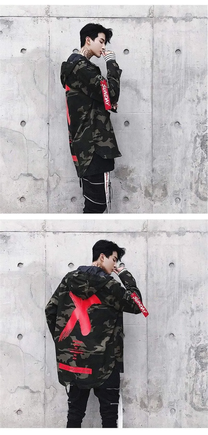 Patchwork Camouflage Männer Bomber Jacke Mantel Herbst Pilot Flug Biker Jacke Männer
