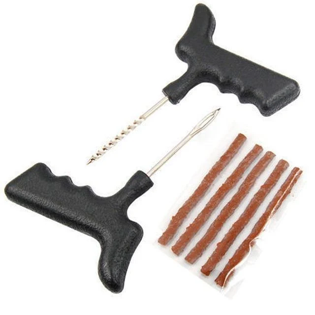 Auto Reifen Reparatur Kit Auto Van Motorrad Fahrrad Reifen Reparatur Werkzeuge Notfall Heavy Duty Tubeless Reifen Punktion Reparatur Kit Stecker Set