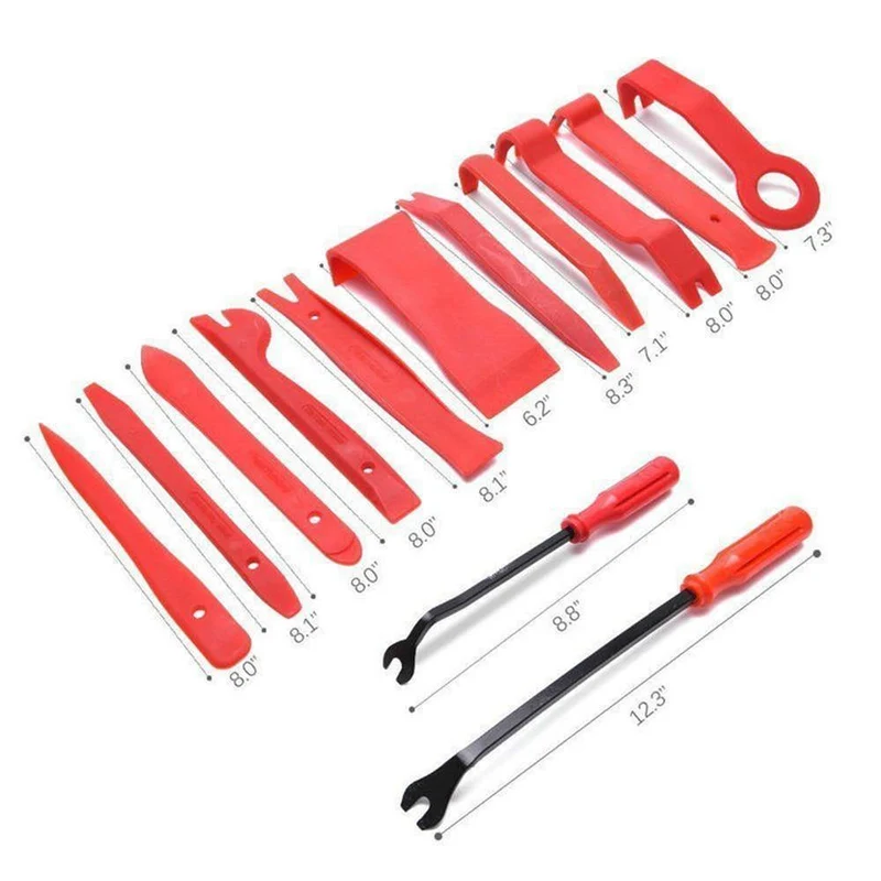 13 stücke Hebeln Demontage Werkzeug Auto Auto Audio Dash Tirm Panel Installer Dashboard Entfernung Öffnung Reparatur Tools Kit