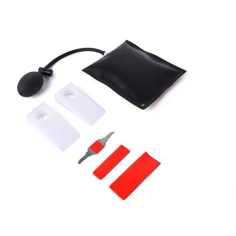 9-teiliges Auto-Reparatur-Hilfs-Wartungswerkzeug, Tür-Expander, Autotür-Wartungs-Sets (9 Tür-Werkzeuge und 1 Airbag)
