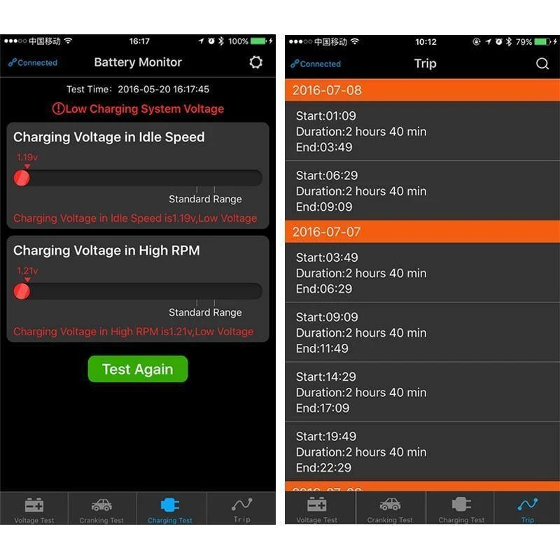 BM2 Auto Bluetooth Tester Batterie Auto 12v Ladegerät Automatische Ankurbeln Test für Android OBD2 IOS Analysator Diagnose Auto Werkzeug