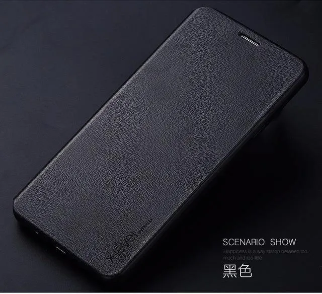 Leder Flip Handyhülle für iPhone 6 Hülle iPhone 8 7 Plus Ständer Halter Schutzhülle für iPhone X XS Max XR