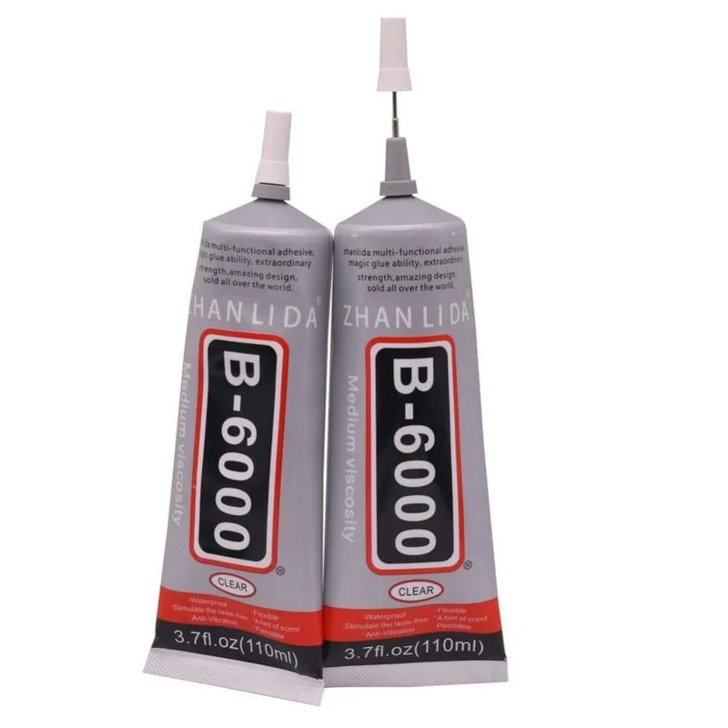 1 Pcs B-6000 Kleber 110ml Mehrzweck B6000 Klebstoff Strass Kristall Schmuck Handwerk Diy Touchscreen Handy Reparatur Glas