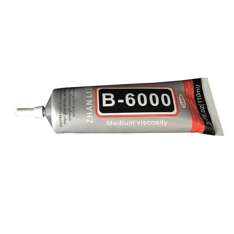 1 Pcs B-6000 Kleber 110ml Mehrzweck B6000 Klebstoff Strass Kristall Schmuck Handwerk Diy Touchscreen Handy Reparatur Glas