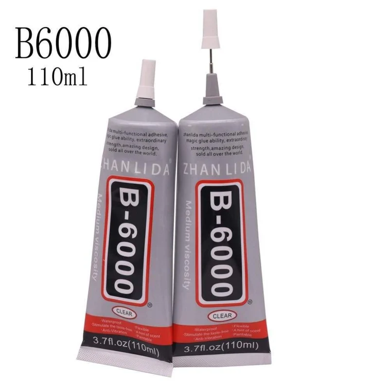 1 Pcs B-6000 Kleber 110ml Mehrzweck B6000 Klebstoff Strass Kristall Schmuck Handwerk Diy Touchscreen Handy Reparatur Glas
